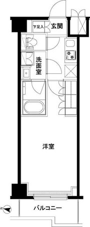 ルーブル武蔵小杉六番館の物件間取画像